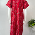 Red Alpine Fabric Nightgown Soft & Breathable