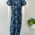 Blue Printed Alpine Nighty Elegant & Long Lasting