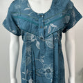 Dark Blue Alpine Fabric Nightgown Soft & Breathable