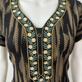 Brown Printed Alpine Nightgown for Women