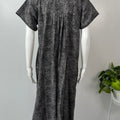 Black Printed Alpine Nightgown For Women Soft & Comfortable