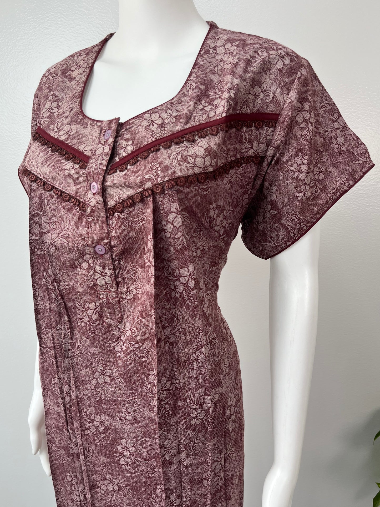 Maroon Alpine Nighty Soft & Breathable for Women