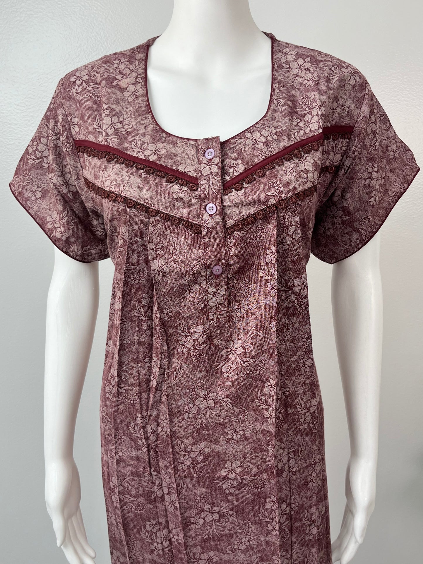 Maroon Alpine Nighty Soft & Breathable for Women