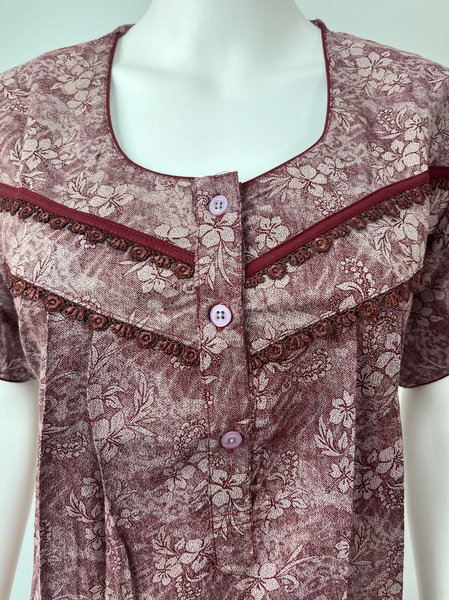 Maroon Alpine Nighty Soft & Breathable for Women