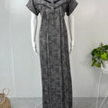 Black Printed Alpine Nightgown For Women Soft & Comfortable