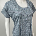Grey Printed Alpine Fabric Nighty Soft & Breathable