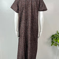 Brown Soft & Breathable Alpine Nightgown Perfect for All Seasons