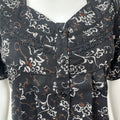 Black Premium Alpine Fabric Nightgown Soft, Durable
