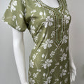 Pastel Green Alpine Nightgown for Women