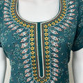 Teal Classic Charm Alpine Fabric Nighty