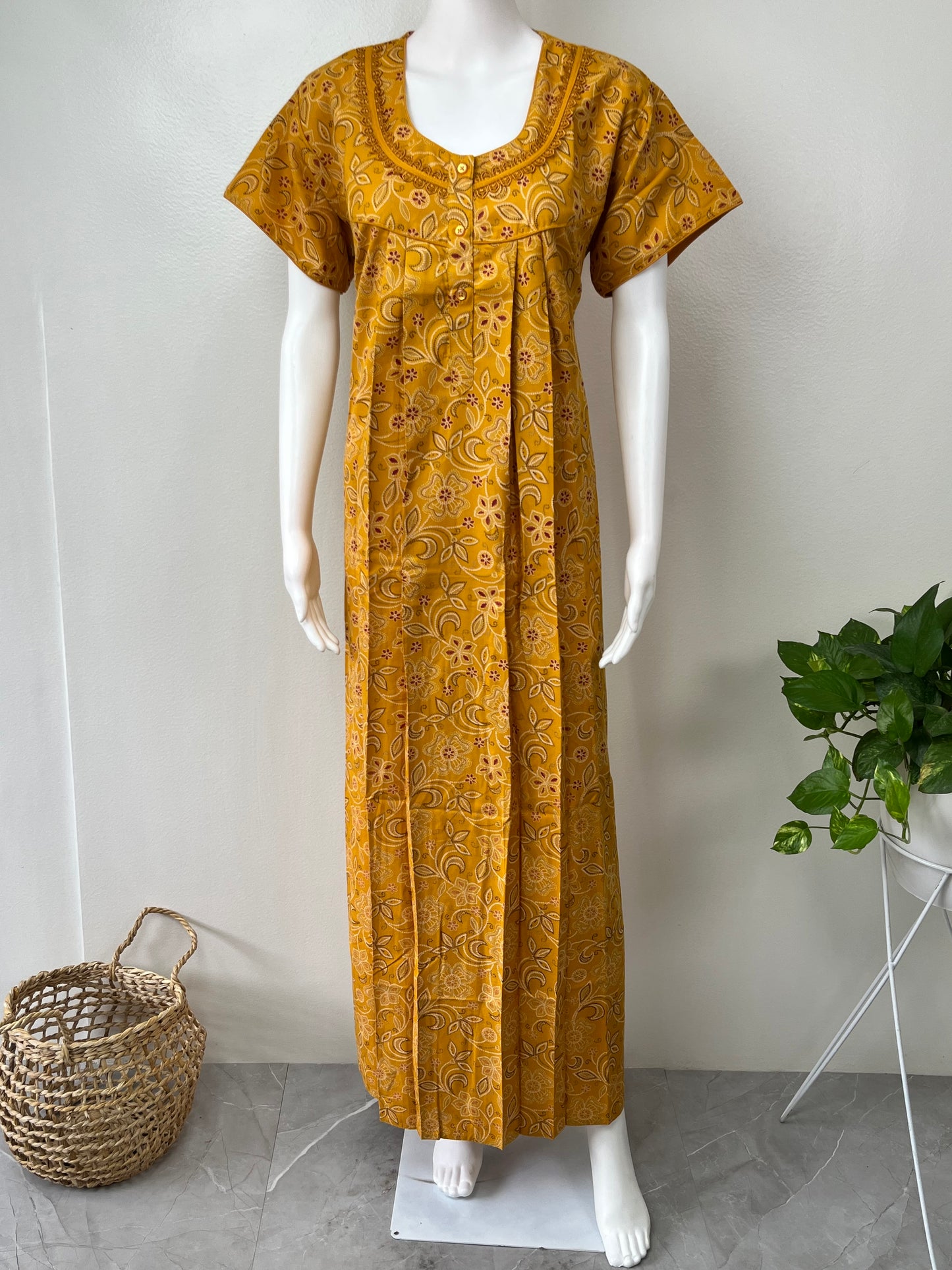Mustard Alpine Fabric Nighty Soft & Breathable
