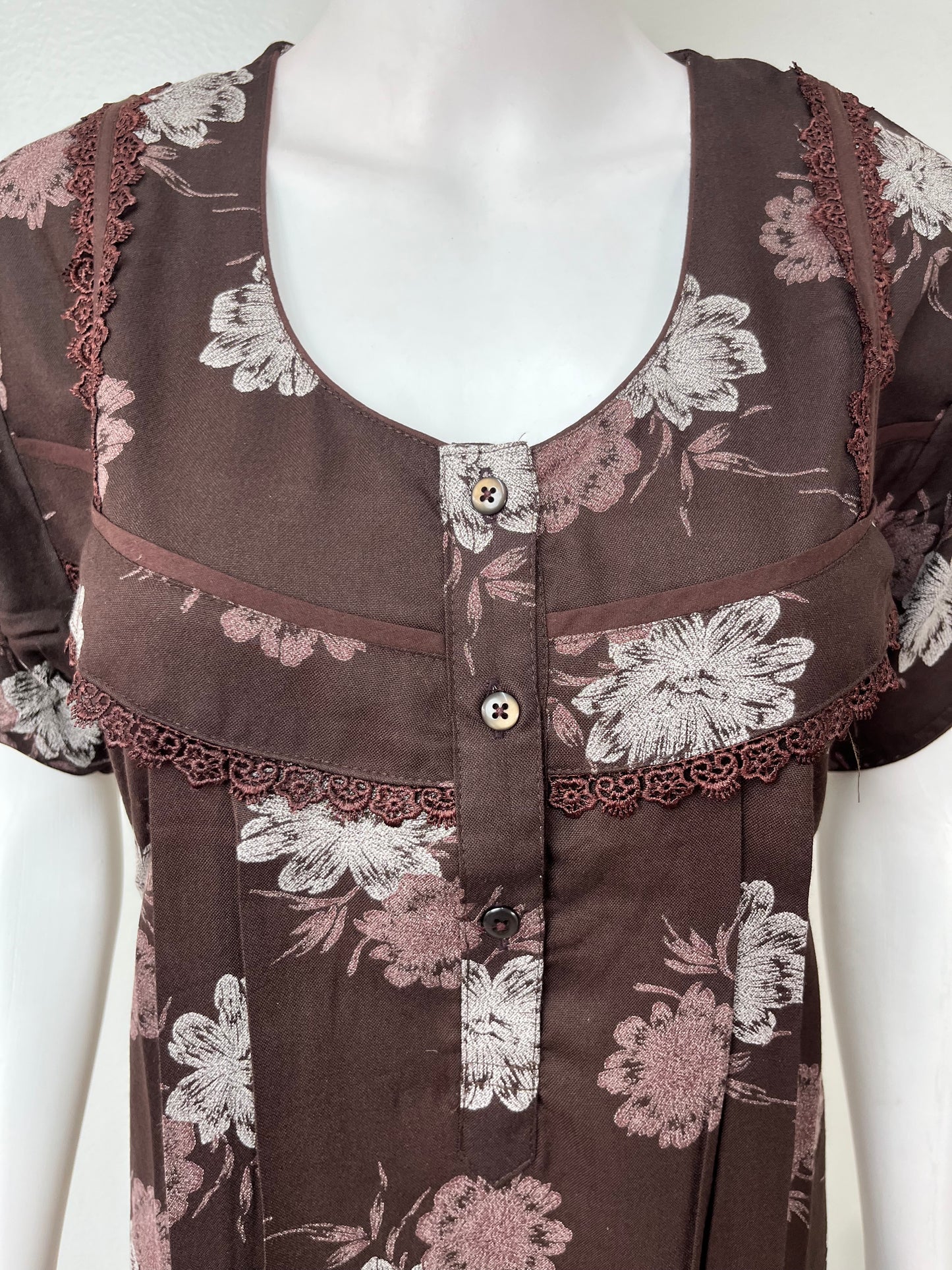Alpine Pleated Nightgown for Women