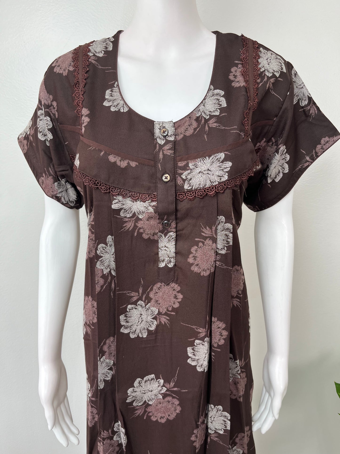 Alpine Pleated Nightgown for Women