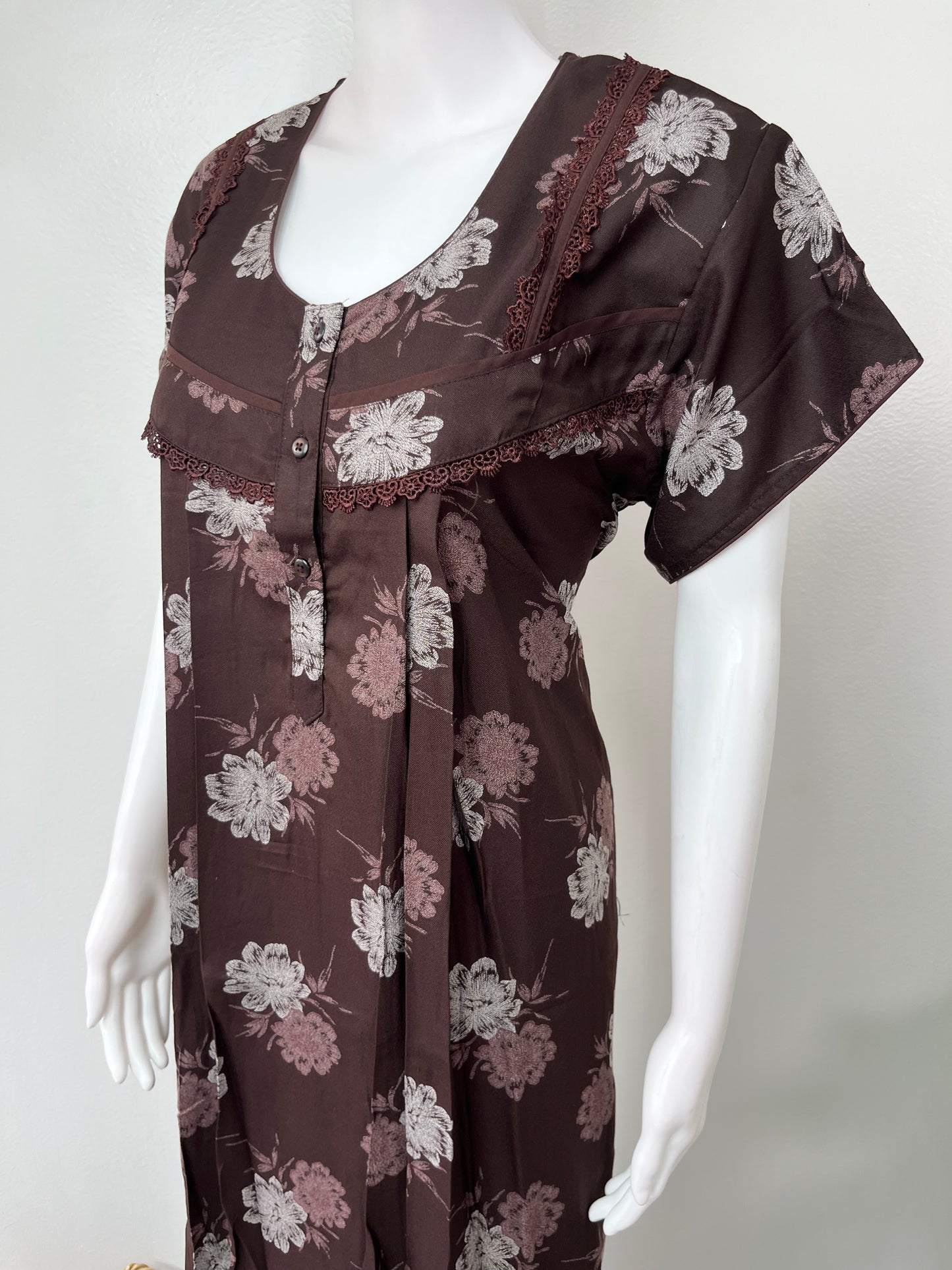 Alpine Pleated Nightgown for Women