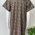 Brown Soft & Breathable Alpine Nightgown Perfect for All Seasons