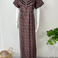 Maroon Printed Alpine Nighty for Women