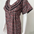 Maroon Printed Alpine Nighty for Women