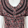 Maroon Printed Alpine Nighty for Women