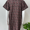Maroon Printed Alpine Nighty for Women