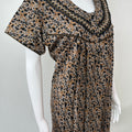 Brown Soft & Breathable Alpine Nightgown Perfect for All Seasons