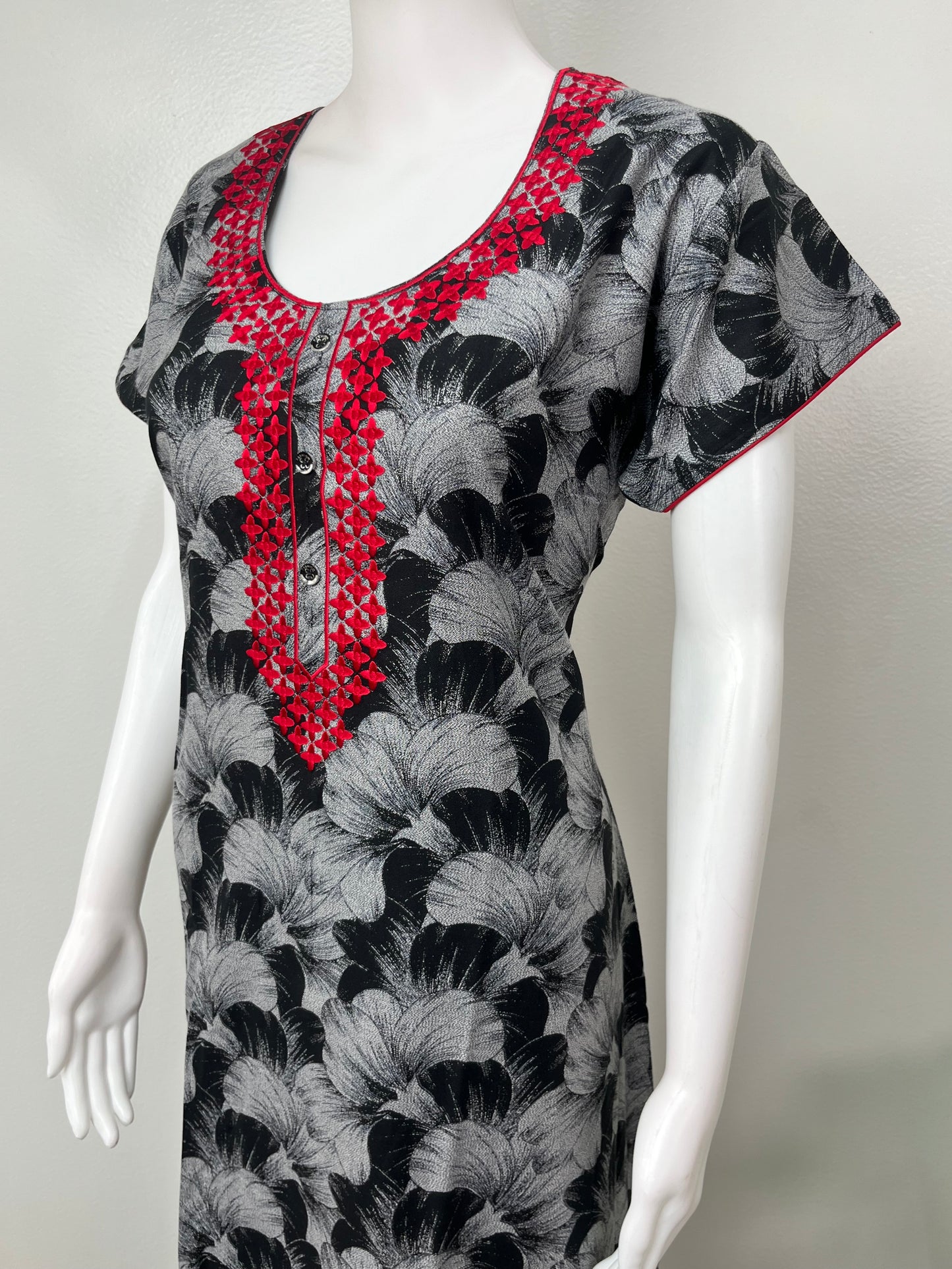 Navy Blue Soft & Stylish Alpine Nighty
