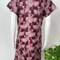 Maroon Premium Alpine Embroidered Nightgown