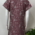 Printed Alpine Nightgown Elegant & Long-Lasting