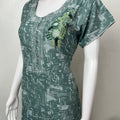 Sea Green Alpine Fabric Nighty Soft & Breathable