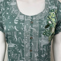 Sea Green Alpine Fabric Nighty Soft & Breathable