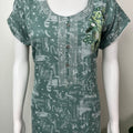 Sea Green Alpine Fabric Nighty Soft & Breathable