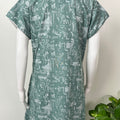 Sea Green Alpine Fabric Nighty Soft & Breathable