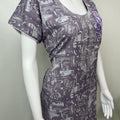 Purple Soft & Breathable Alpine Nighty Perfect for all Seasons