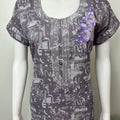 Purple Soft & Breathable Alpine Nighty Perfect for all Seasons