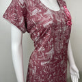 Printed Alpine Nightgown Elegant & Long-Lasting
