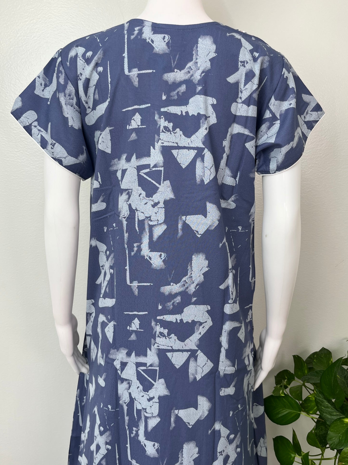 Lavender Digital Print Alpine Fabric Nightgown