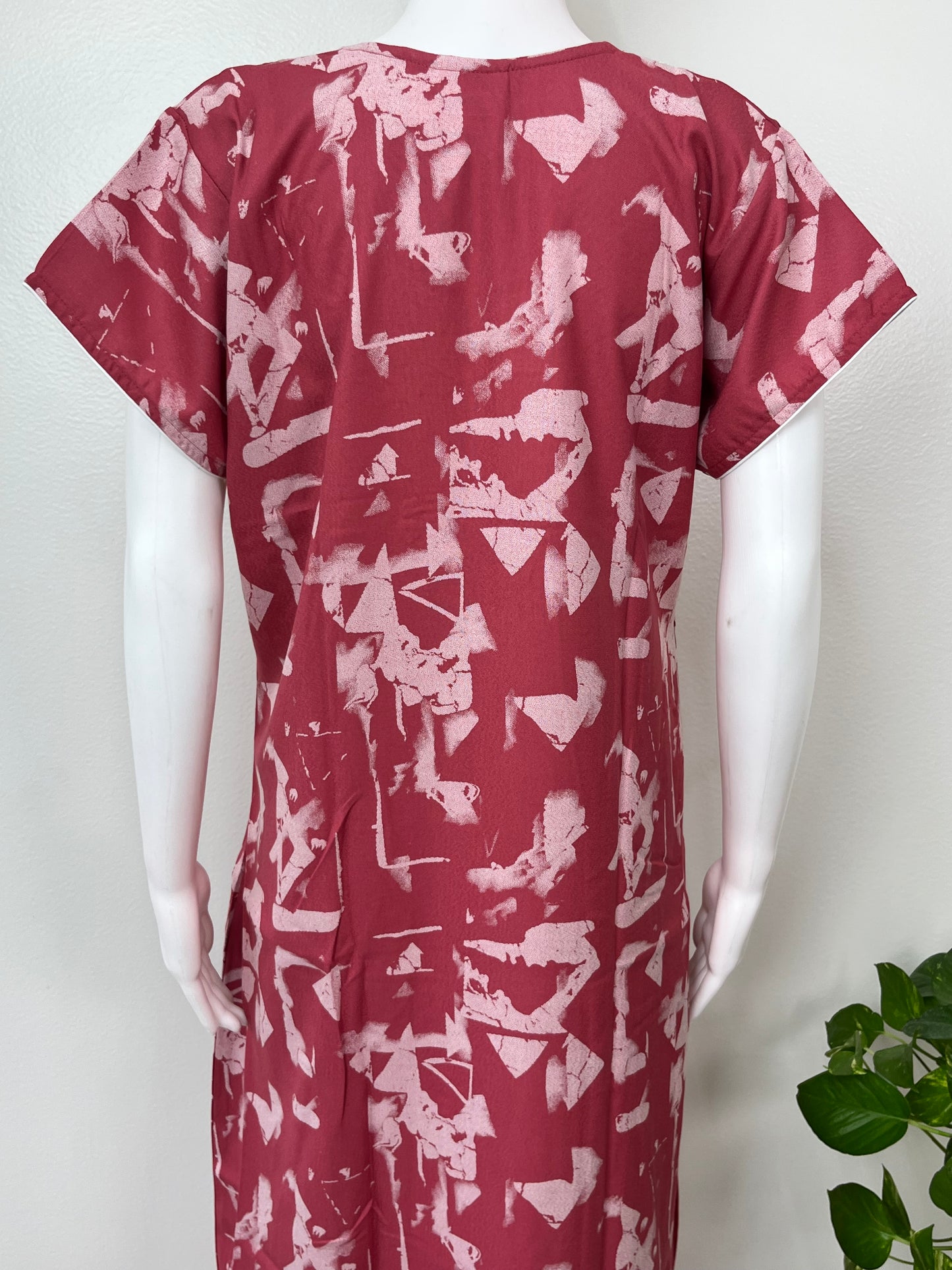 Pink Alpine Fabric Nighty for Women