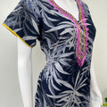 Navy Blue Soft & Breathable Alpine Fabric Nighty