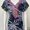 Navy Blue Soft & Breathable Alpine Fabric Nighty