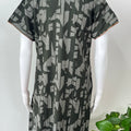 Green Elegant Comfort Alpine Fabric Nightgown