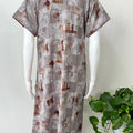 Premium Alpine Fabric Embroidered Nightgown