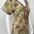 Olive Green Alpine Bliss Embroidered Nightgown