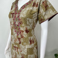 Olive Green Alpine Bliss Embroidered Nightgown
