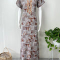 Premium Alpine Fabric Embroidered Nightgown