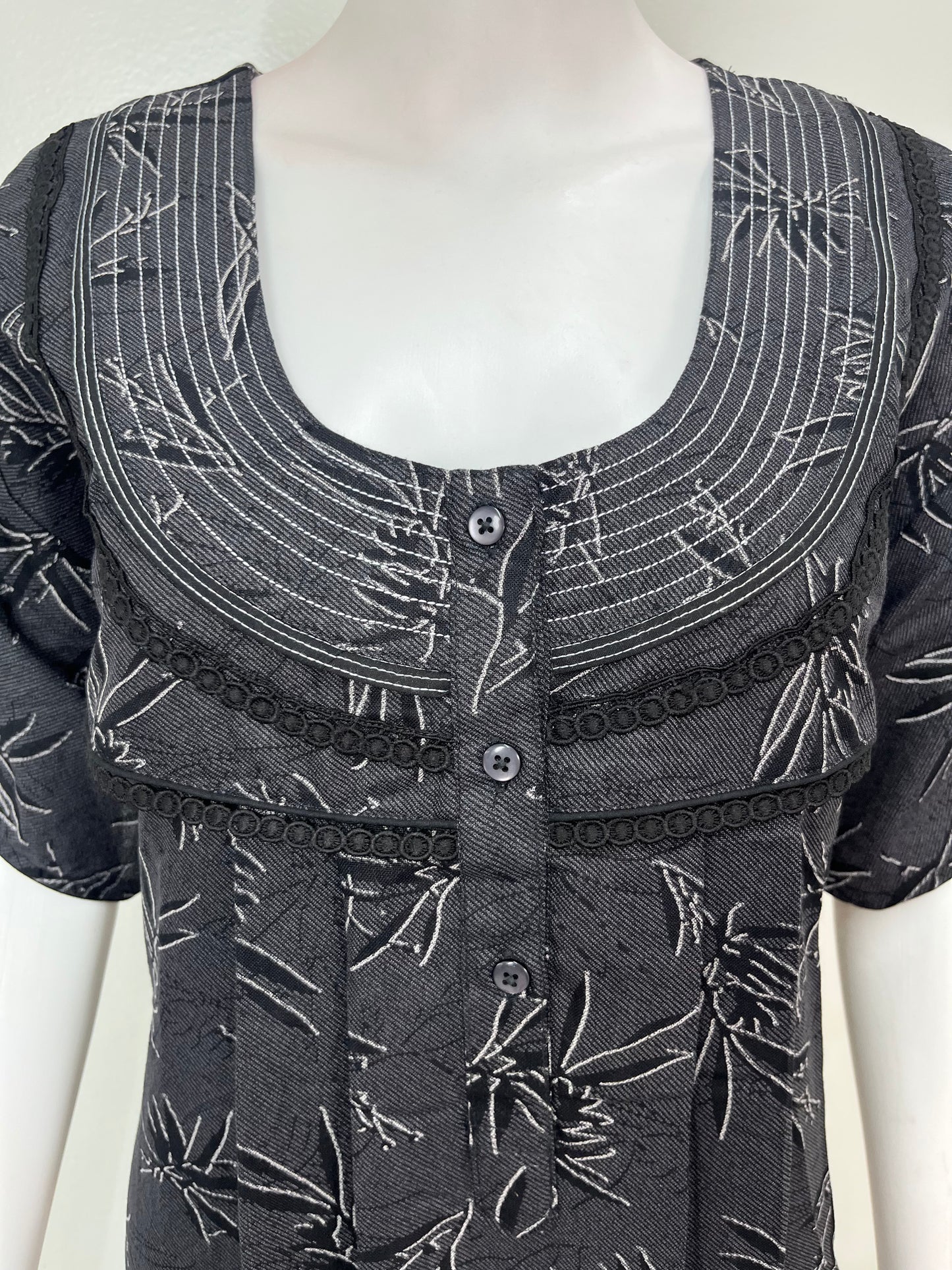 Black Alpine Fabric Nighty Soft & Breathable