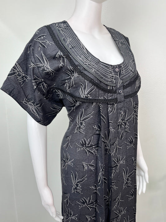 Black Alpine Fabric Nighty Soft & Breathable