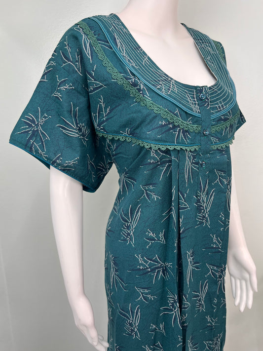 Dark Green Soft & Breathable Alpine Nightgown