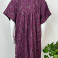 Magenta Printed Alpine Nighty for Women