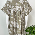 Olive Green Premium Alpine Fabric Nightgown