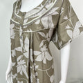 Olive Green Premium Alpine Fabric Nightgown