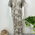 Olive Green Premium Alpine Fabric Nightgown